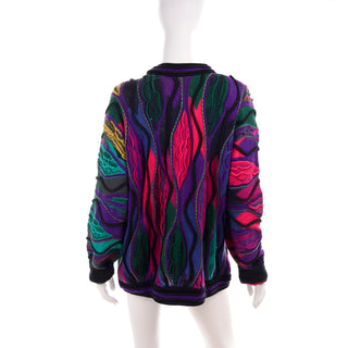 Coogi Colorful patchwork sweater Notorious BIG