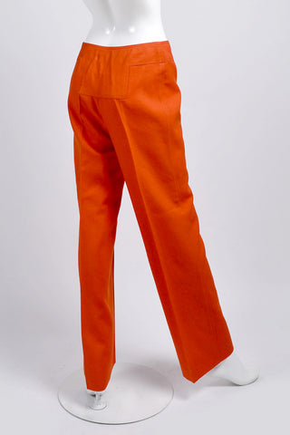 Courreges Orange Pants Back