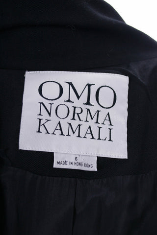 OMO Norma Kamali vintage equestrian style wool blazer SOLD - Dressing Vintage