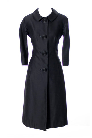 Nicholas Ungar coat dress vintage Wool silk blend - Dressing Vintage