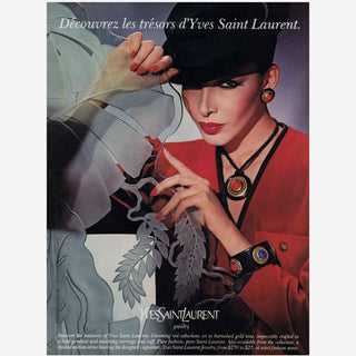 Documented YSL Vintage Jewelry Yves Saint Laurent Necklace & Earrings