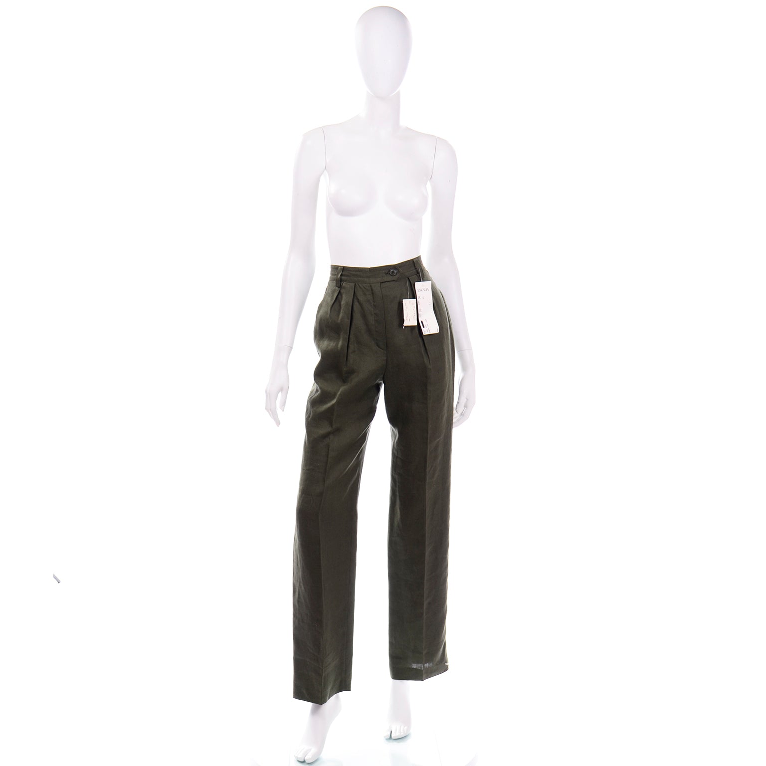 Vintage ESCADA Pants // Vintage Tapered Trousers by Margaretha Ley