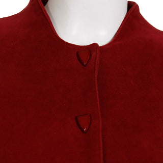 Vintage unworn Thierry Mugler Brick Red Deadstock Skirt & Jacket Suit W Tags