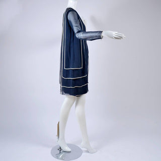 Martha Boutique layered chiffon pannel dress 1980s