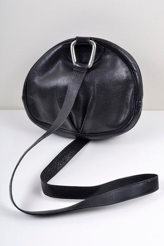 Desmos pleated leather 1980's handbag