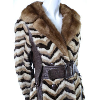 Donald Brooks Boutique Furs Vintage Fur Coat 1970s