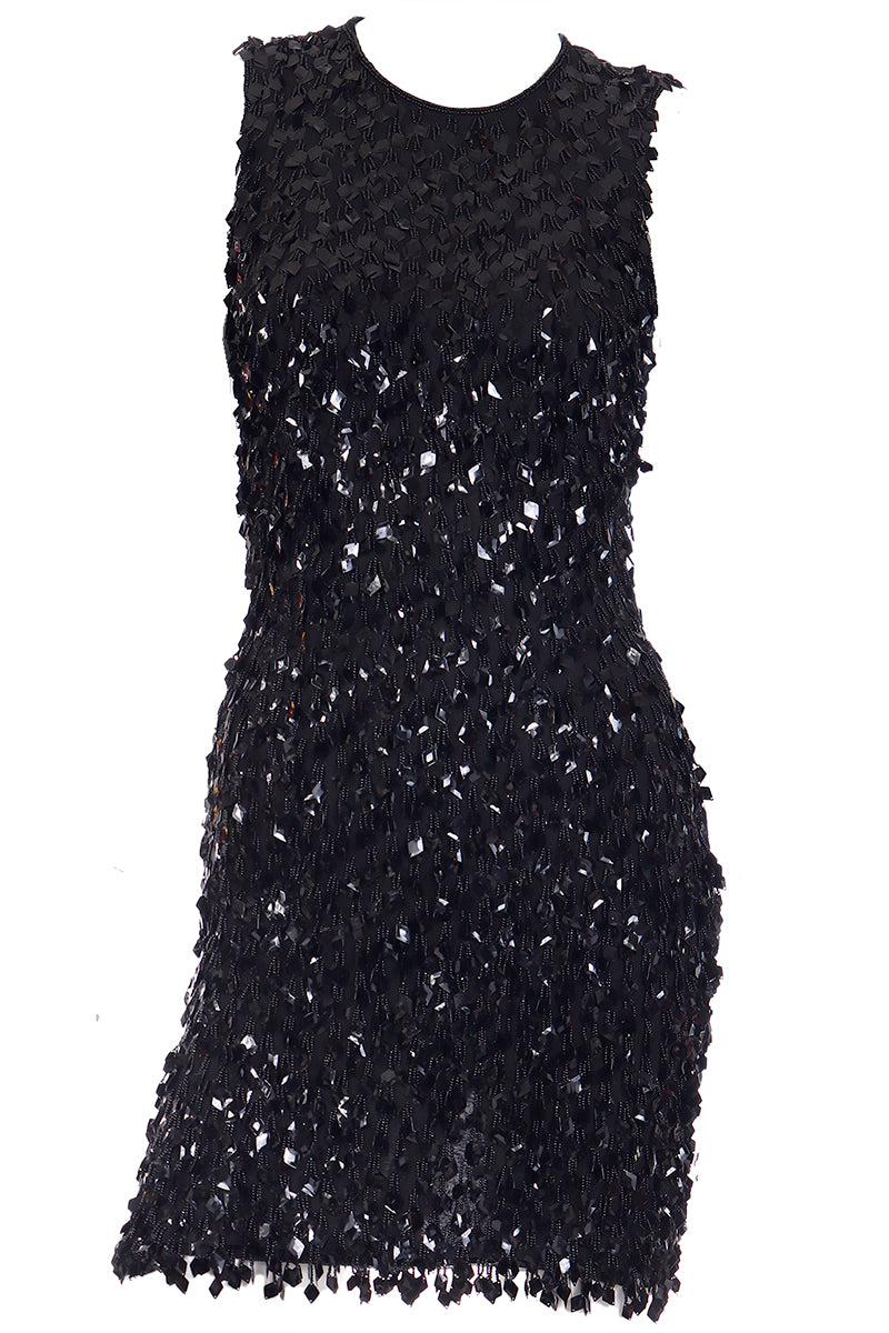 dkny sequin dress DKNY By Donna Karan Balloon Long Sleeve V Neck Stretch Sequin Long Gown