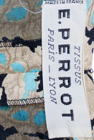 E Perrot Tissus Paris 1960s Vintage Silk Tunic - Dressing Vintage