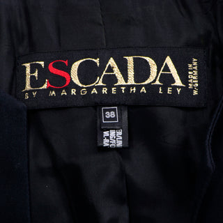 Escada Vintage Hearts Blazer Jacket W Sequins by Margaretha Ley Germany