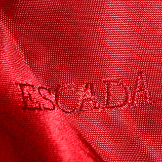 Escada Margaretha Ley Red Vintage Coat
