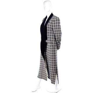 Long vintage Escada coat with open front