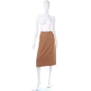Tan Vicuna Vintage Skirt