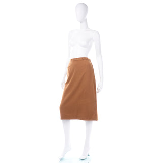 Vintage Vicuna Brown Skirt