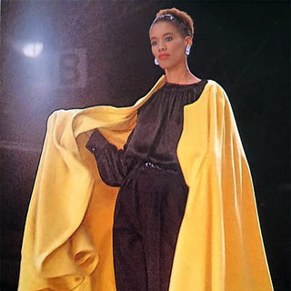 1970s Yves Saint Laurent Yellow Wool Cape