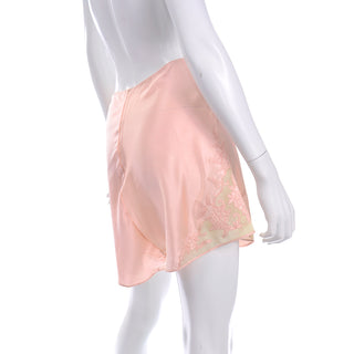 1930s Pink Lace Tap Pants Sleep Shorts