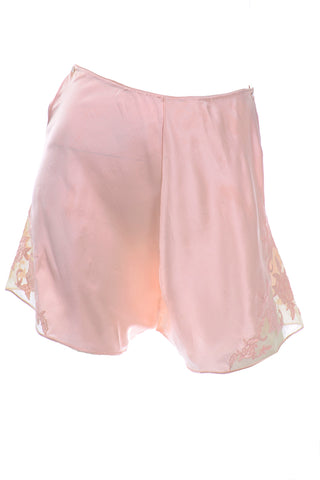 1930s Pink Silk Tap Pants w Lace inserts