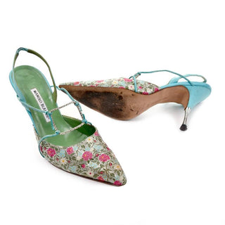 Size 40 slingback Carolyne Manolo Blahnic vintage heels