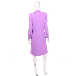 Gai Mattiolo Lavender Purple 2 pc Dress and Coat Suit