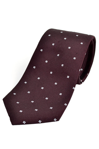 Dark brown vintage silk Geoffrey Beene necktie