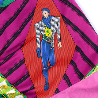 Gianni Versace Reversible Suede Silk bomber jacket Figures
