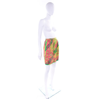 1990s Versace silk skirt size 4