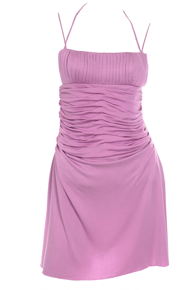 SS 2000 Gianni Versace Couture Vintage Runway Purple Dress Modig SS 2000 Gianni Versace Couture Vintage Runway Purple Dress Modig