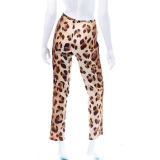 Gianni Versace Couture vintage rare leopard cheetah print pants