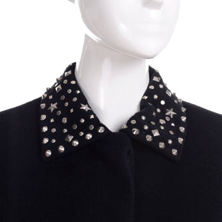 Studded collar vintage jacket by Versace 