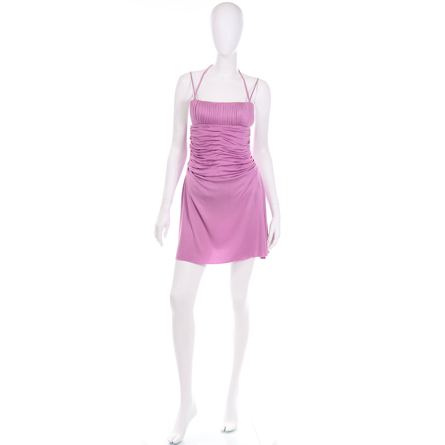 SS 2000 Gianni Versace Couture Vintage Runway Purple Dress Modig SS 2000 Gianni Versace Couture Vintage Runway Purple Dress Modig
