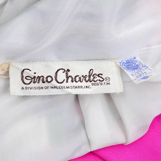 Gino Charles 1960's Dress Label