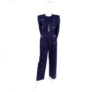 1980's nautical suit Givenchy