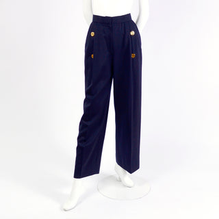 High waisted Givenchy vintage pants
