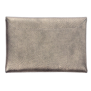 Givenchy bronze leather envelope clutch