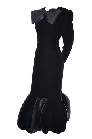 Givenchy Avant Garde Statement Black Evening Gown