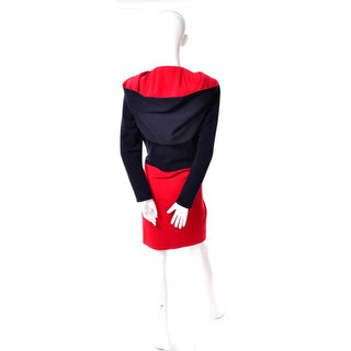 1980's Black Label Givenchy HC vintage hood dress