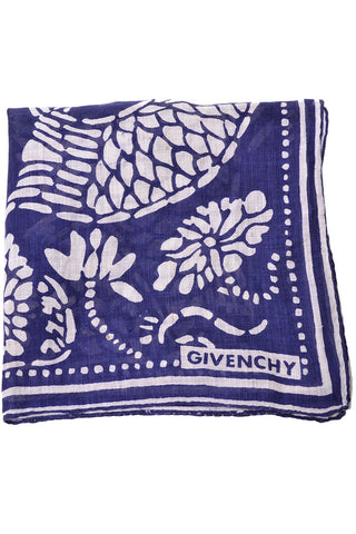 Vintage Givenchy Scarf Cotton Fish
