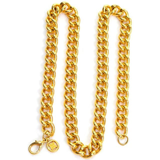 Vintage designer gold chain necklace by Givenchy