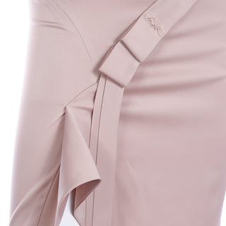 2000s Tom Ford For Gucci Light Pink Asymmetrical Skirt Italian size 38