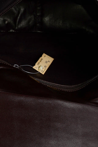 New w/ Tags Brown Leather Vintage Gucci Handbag Shoulder Bag