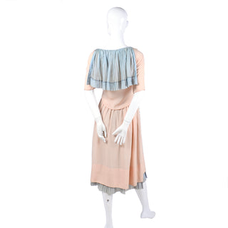 Pink Silk and cotton voile vintage Harry Collins Dress