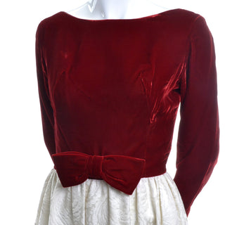 Harry Kaiser Velvet and Satin Jacquard Vintage Dress