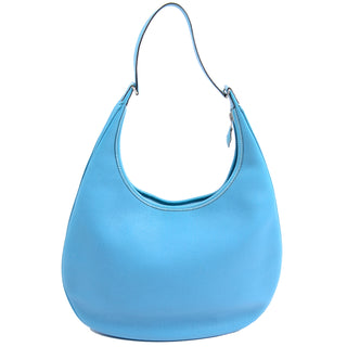 2002 Hermes Handbag vintage Blue Togo Leather Gao Hobo Bag