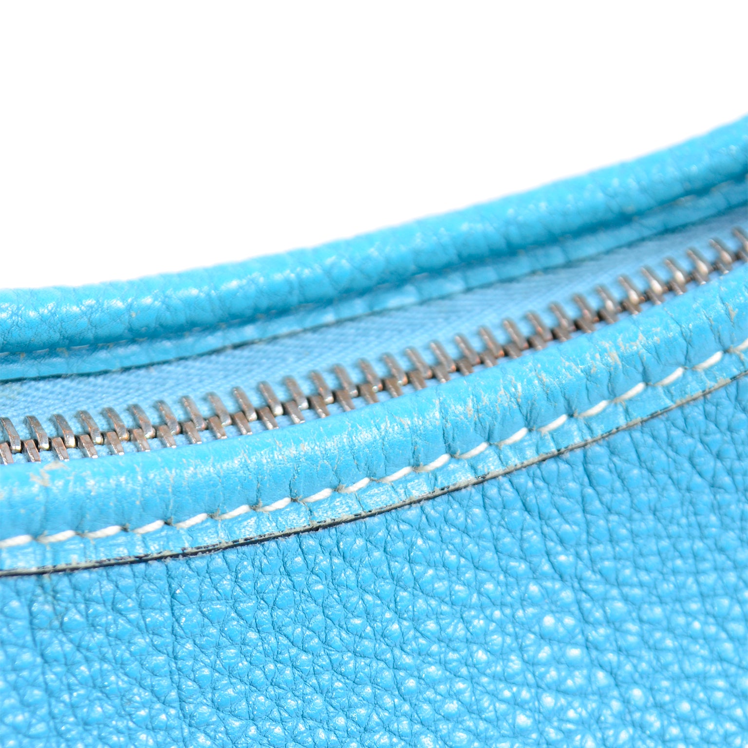 Hermès Vintage - Togo Leather Massai PM Bag - Blue - Leather