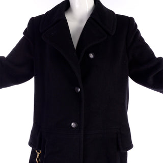 Black Hermes winter coat