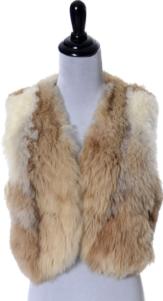 Highlands Alpaca Furs Plush Soft vintage vest - Dressing Vintage