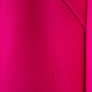 F/W 1989 Rare Vintage Patrick Kelly Paris Hot Pink Cashmere Wool Blend Coat