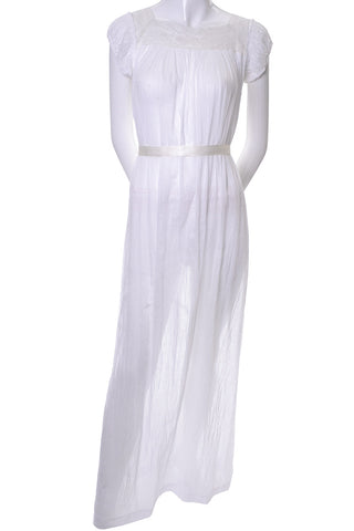 1940s Iris Lingerie Sylvia Pedlar white Nightgown