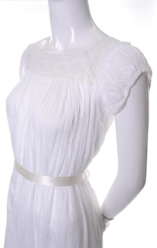 Vintage 1940s Iris Lingerie Sylvia Pedlar white Nightgown