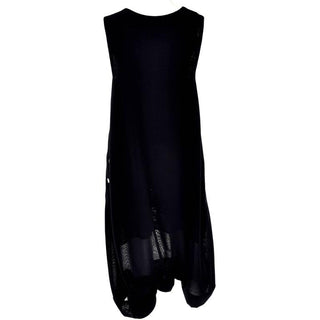 Vintage Issey Miyake drop crotch black romper jumpsuit