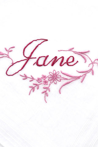 Jane Vintage Pink Handkerchief